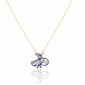 Minimal Pendant Necklace – Whirling Dancer Design