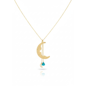 Pendant Necklace – Crescent Moon Design